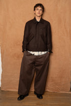 painter jacket in mocha brown