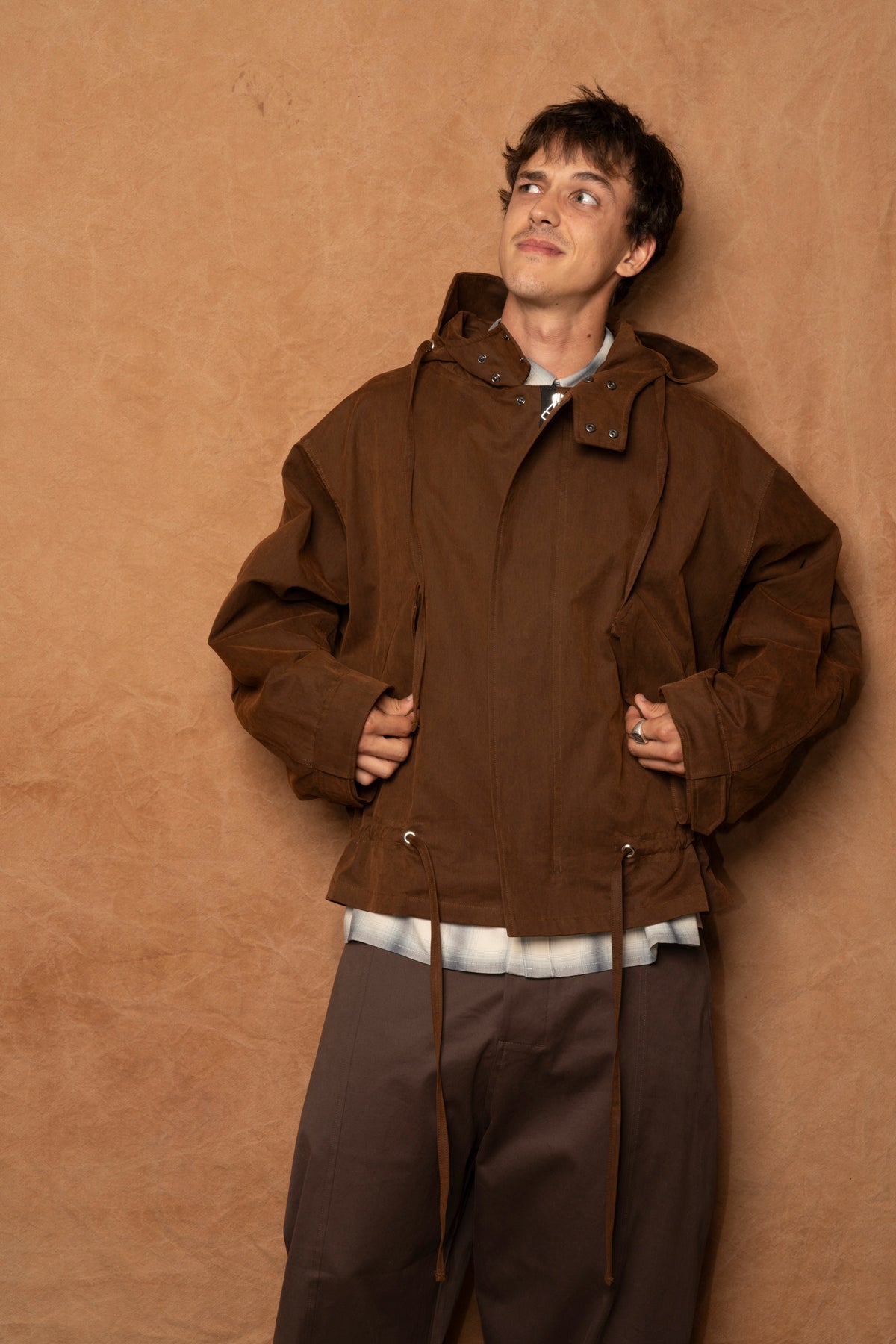 aviemore parka in bark brown