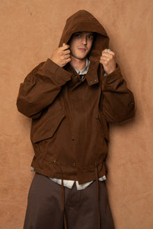 aviemore parka in bark brown