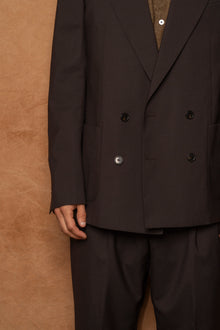 kirk blazer in espresso wool