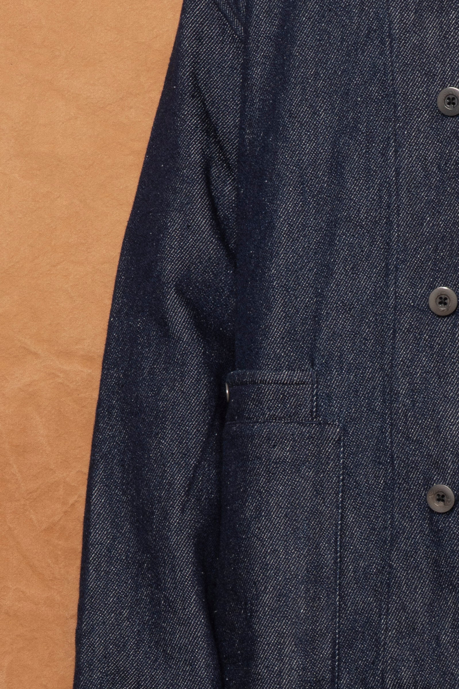 jk-92 in navy cotton silk wool