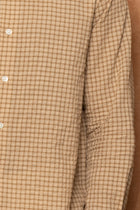 business shirt in cedar check