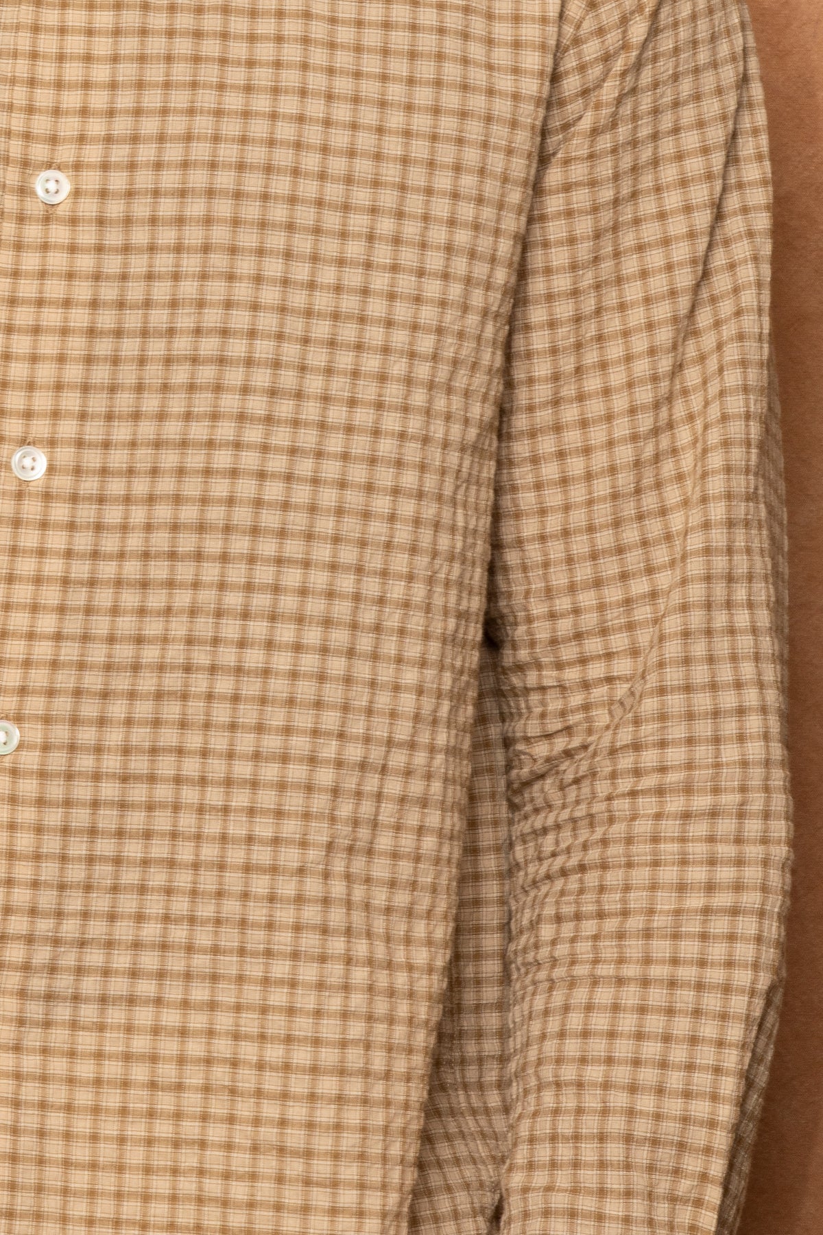business shirt in cedar check