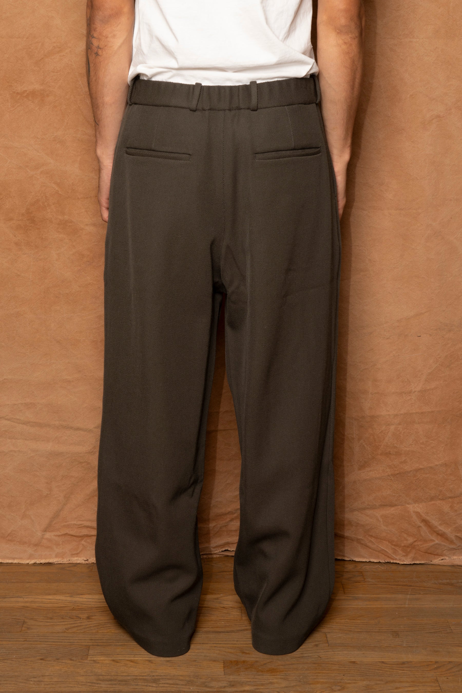 pt-149 in gray green wool heavy twill