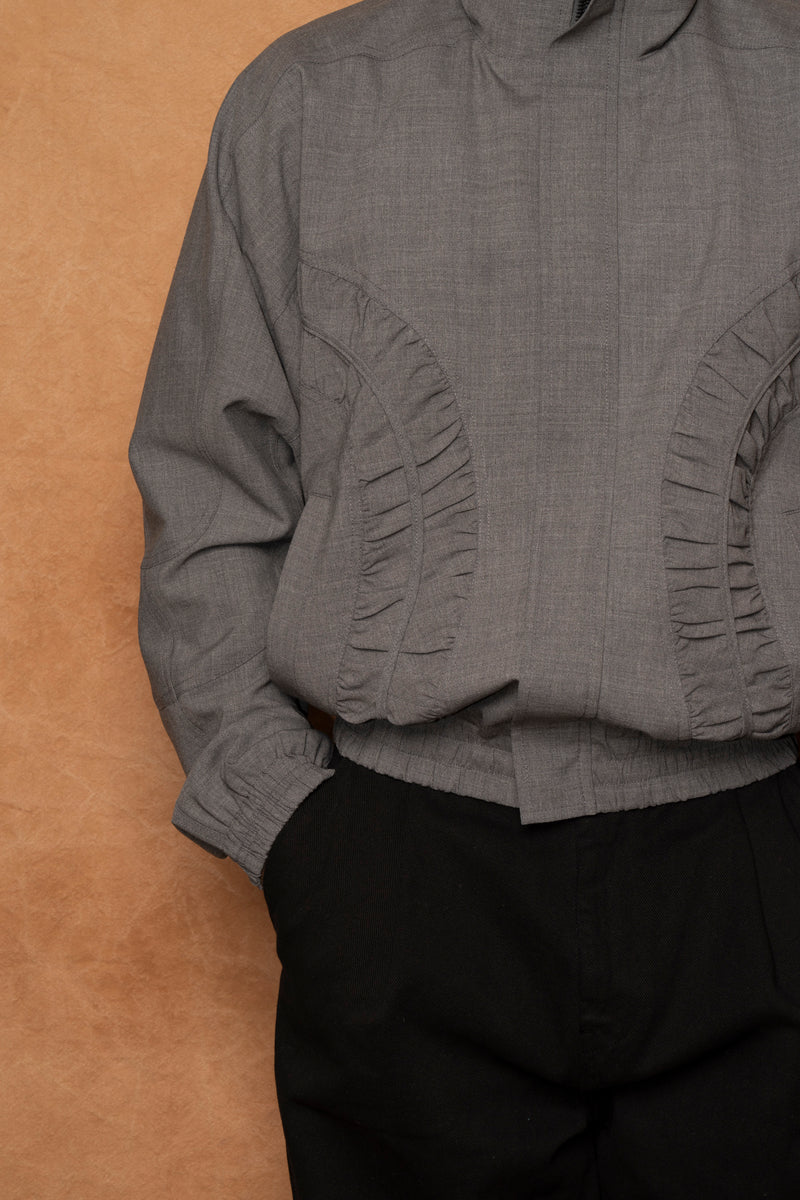 fossil jacket in light grey