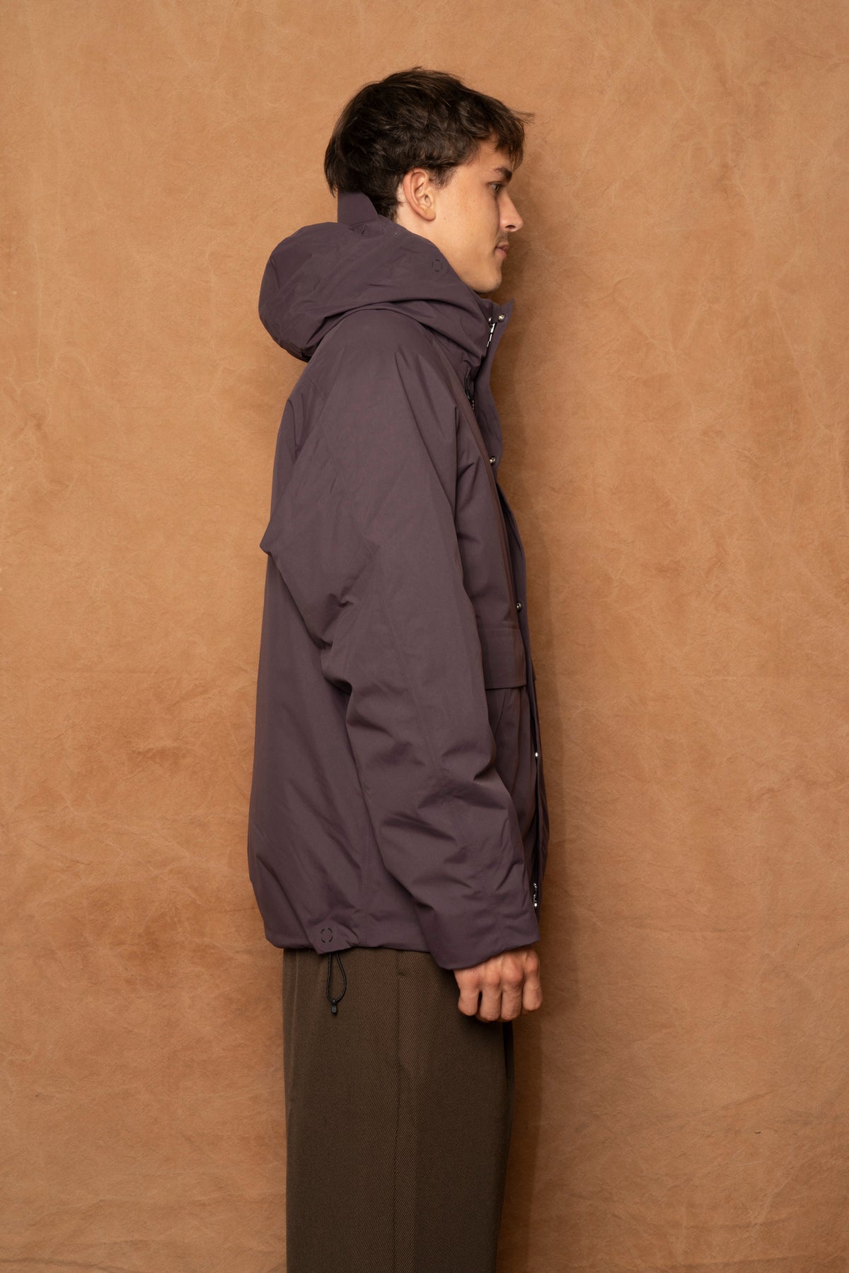fyn 4.0 gore-tex insulated jacket in darkest purple