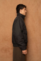 kastup gore-tex windstopper bomber jacket in black
