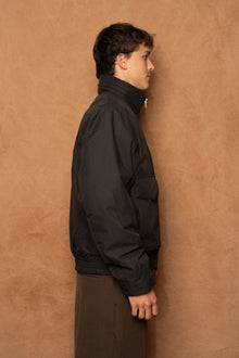 kastup gore-tex windstopper bomber jacket in black