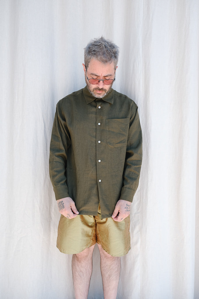 one pocket shirt in forest