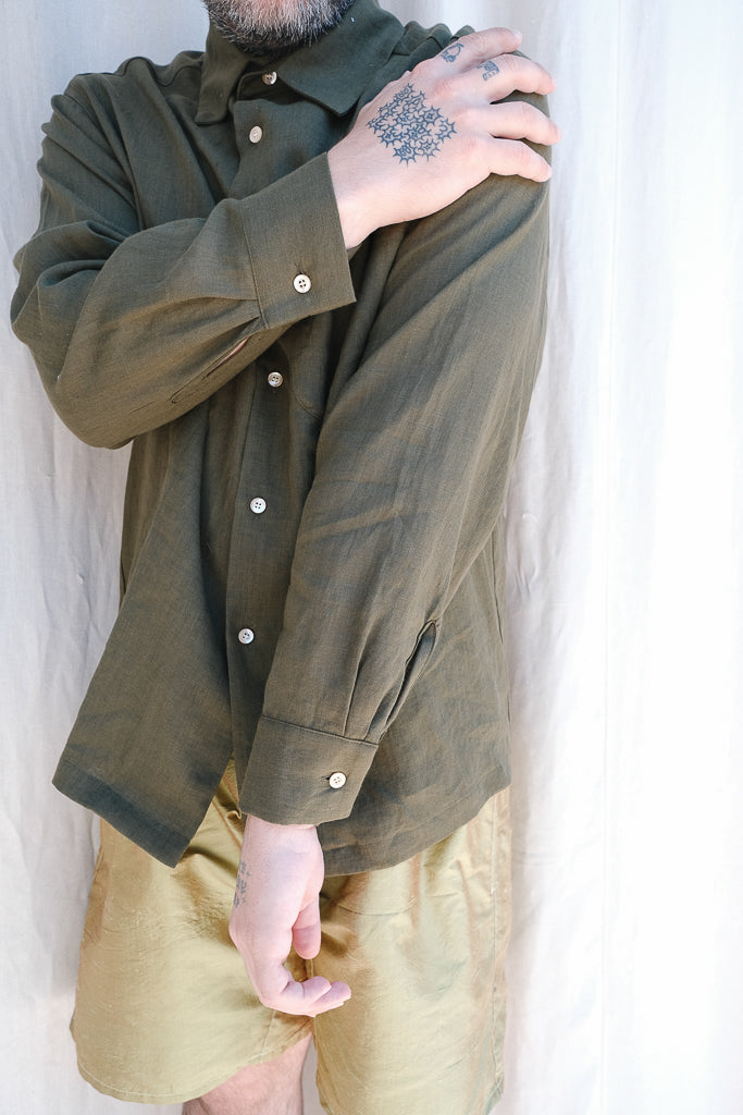 one pocket shirt in forest