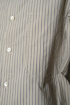 office shirt in cream/navy/grey typewriter