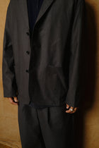 nepped cotton jacket in sumi