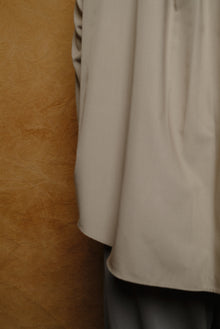 rayon oversized shirt in brown
