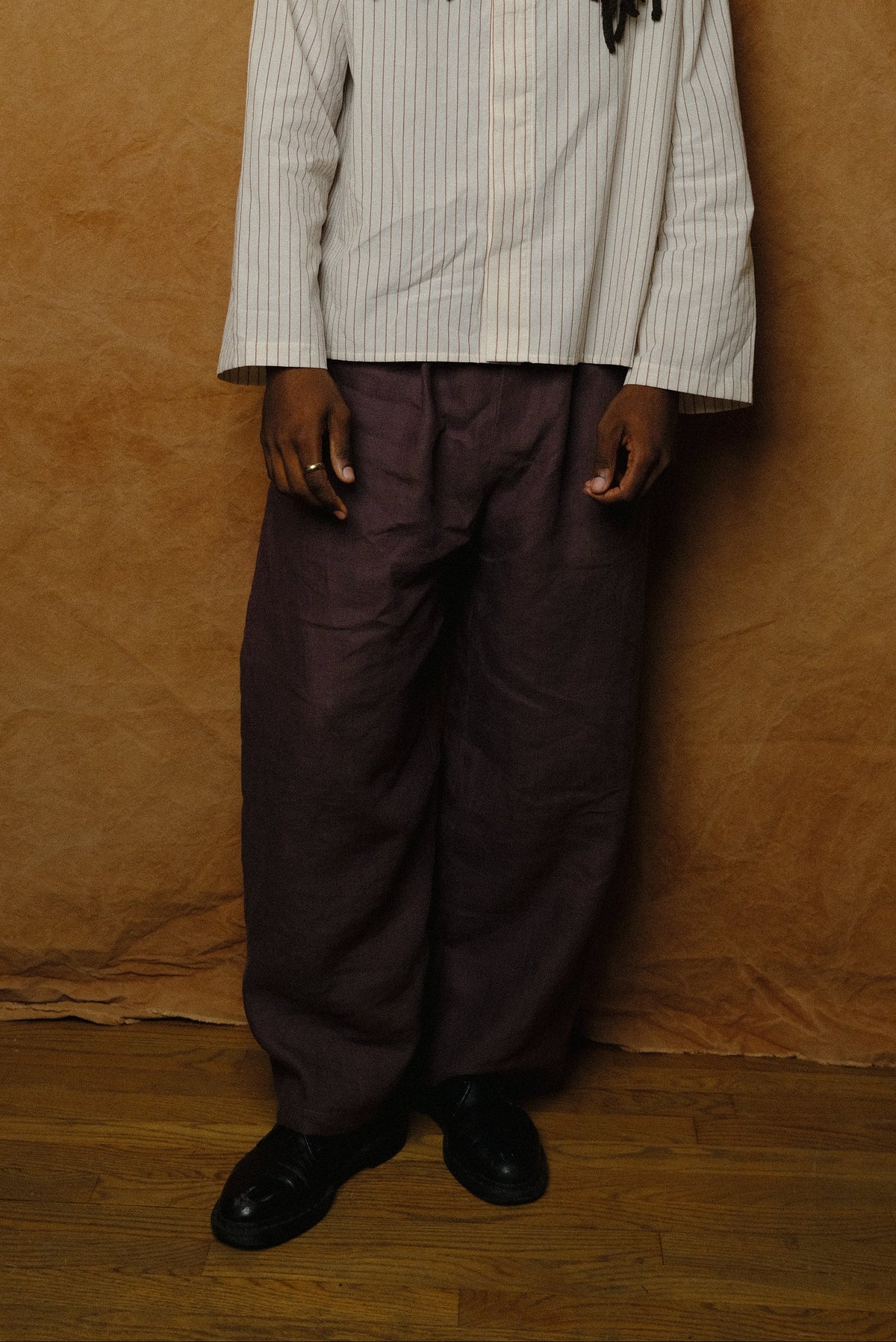 studio pant in grape