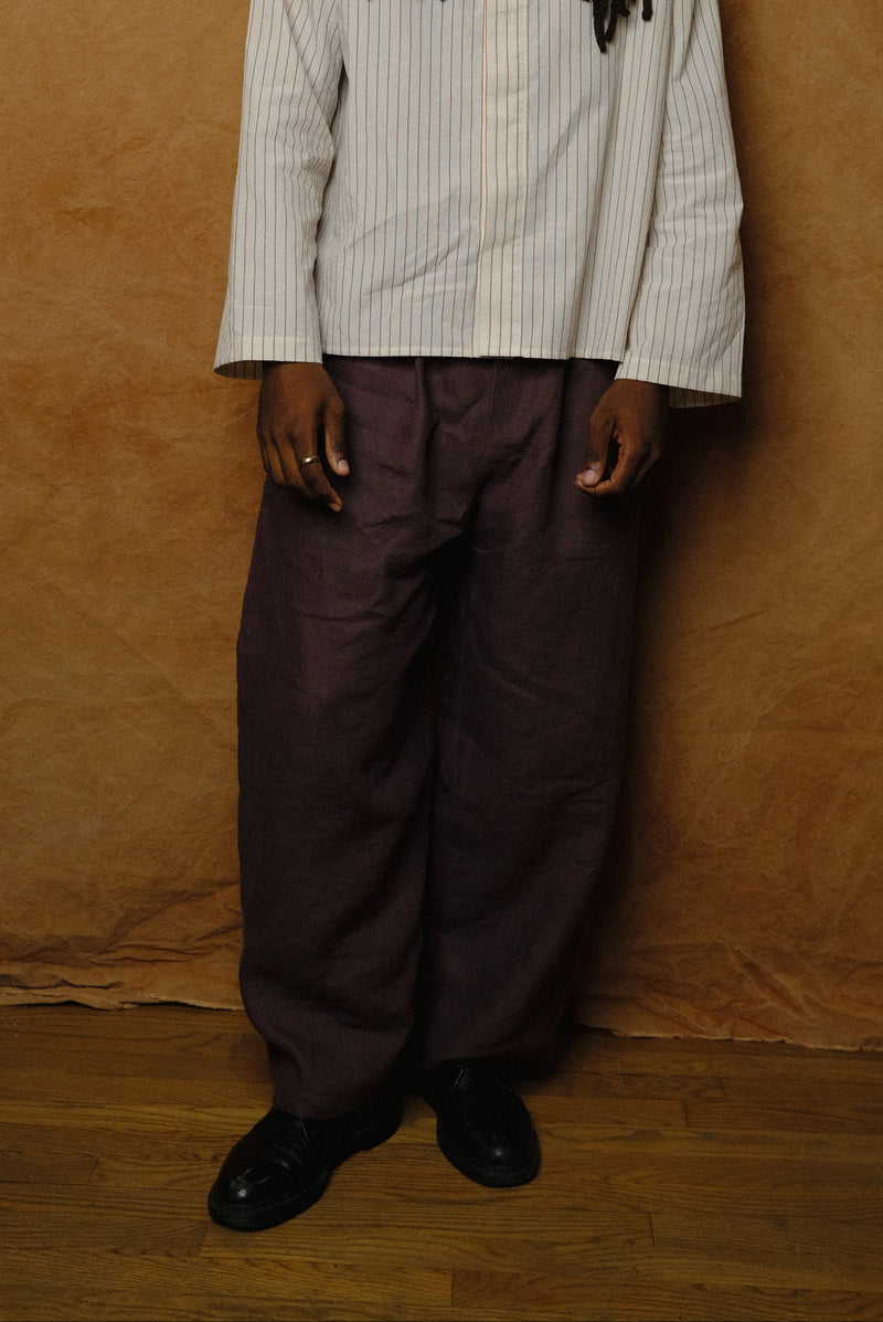 studio pant in grape