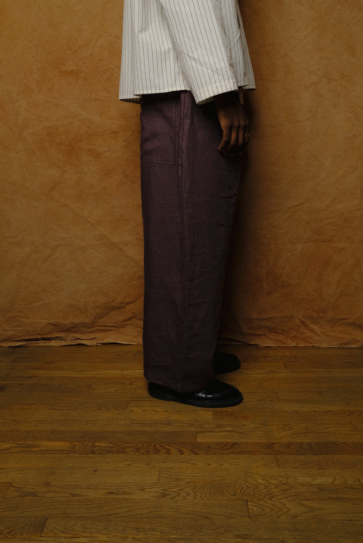 studio pant in grape