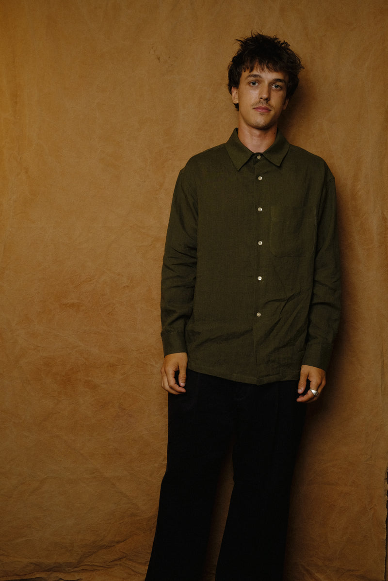 one pocket shirt in forest
